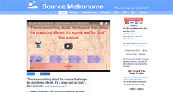 Desktop Screenshot of bouncemetronome.com